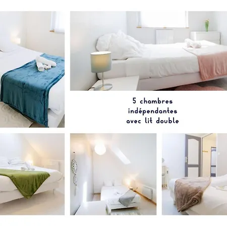 Complet Equipe Ideal Groupe Pro/famille * 10 Pers * 5 Chb * Mon Groom Troyes