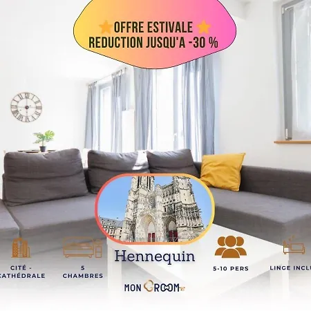 Complet Equipe Ideal Groupe Pro/famille * 10 Pers * 5 Chb * Mon Groom Troyes