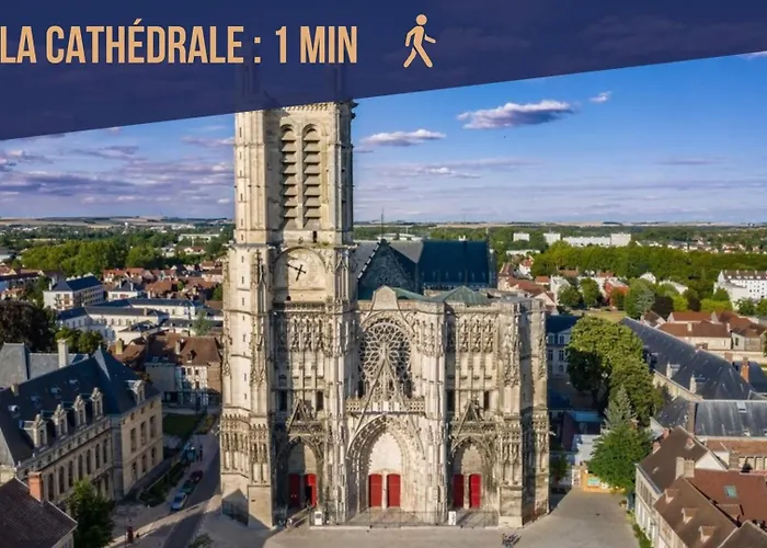 Elegant Duplex Troyen - Ideal Famille & Pro Troyes